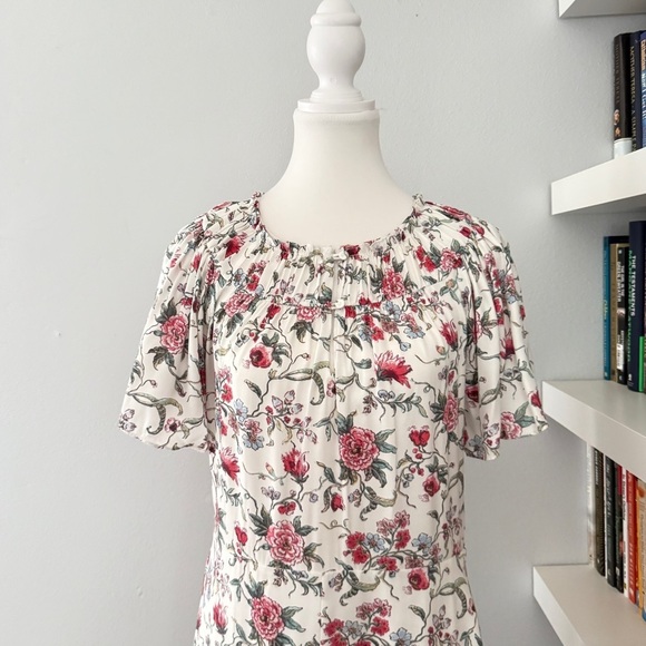 Rebecca Taylor Esmee Floral Dress silk blend size 8 - Picture 3 of 16